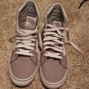 High top gray Vans